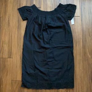 Black Off the Shoulder Dress, Size XS